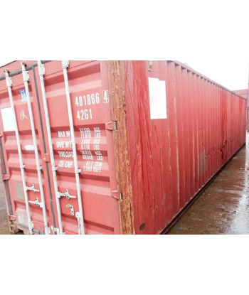 40ft Lagercontainer Rot